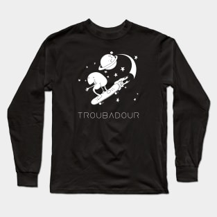 Troubadour skateboard to the moon Long Sleeve T-Shirt